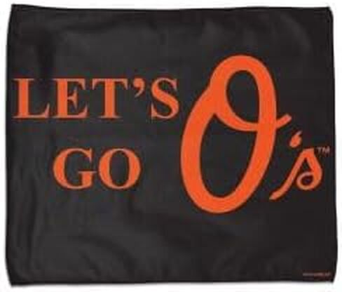 Baltimore Orioles LET'S GO O'S Rally Towel - Full color in Saudi Arabia