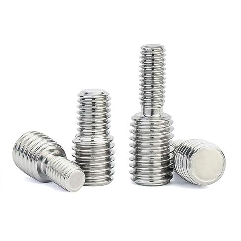 304 Stainless Steel Thread Adapter Bolts 4-Pack, Metric Converter Screws for Machinery Repairs Step-Up/Step-Down Thread Conversion (M6*20 to M8*20) in Saudi Arabia