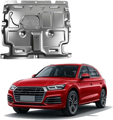 درع Splash Engine مناسب لـ Audi Q5 2018-2024 حارس حالة المحرك تحت الغطاء متوافق مع 2019-2023 Q5 Front Engine Guard Flaps in Kuwait