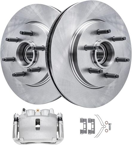 Detroit Axle - مجموعة الفرامل الخلفية لسبوردونا Silverado Silverado Sierra 1500 Escalade [6 -Lug] دوارات الفرامل ومنصات الفرامل السيراميك استبدال: 12.99 بوصة الدوارات in Kuwait