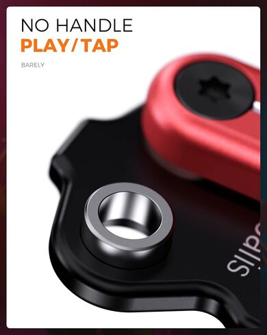 Nabalis X Will Hirsch Vulp Knife Balisong Trainer 6061 مقبض قناة ألومنيوم مع دبابيس Zen، Vulp-Red in Kuwait