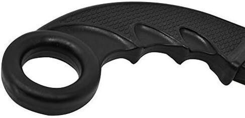 MACS Set of 2 Polypropylene Karambit 6.5 Inch Overall Black Plastic Blunt Self Defense Training Knife in Kuwait