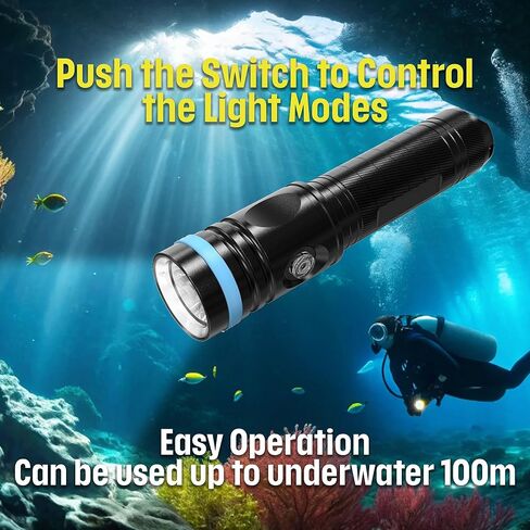مصباح غوص H2Odyssey Skywoods D7 Nova-2600 - شعلة مقاومة للماء للغوص في الأعماق بسهولة in Saudi Arabia