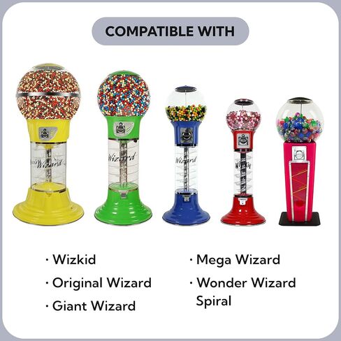 قفل المعالج، مفتاح وامتداد نحاسي لدرج النقود، يناسب ماكينات Gumball Wizkid، الأصلية، العملاقة، Mega وWonder in Kuwait