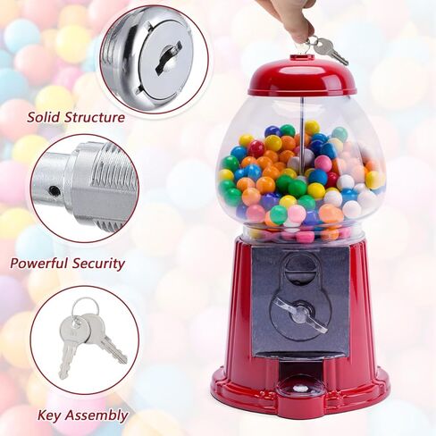 PRETYZOOM Vending Machine Lock and Key Set Tubular Lock Replacement for Gumball Candy Snack Machines Secure Assembly with Durable 1.57X0.86X0.86In in Kuwait