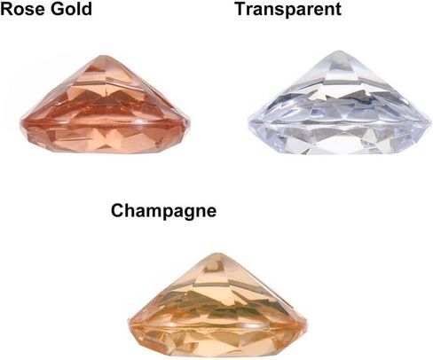 30 Pack Diamond Place Card Holders Crystal Table Number Card Stands Sturdy Acrylic Table Card Stands for Weddings Party Decoration Table Setting (White) in Kuwait