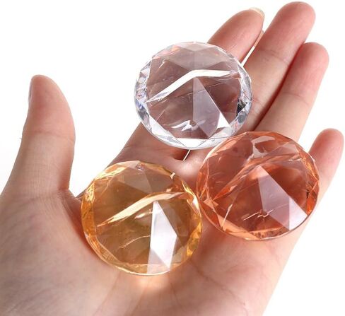 30 Pack Diamond Place Card Holders Crystal Table Number Card Stands Sturdy Acrylic Table Card Stands for Weddings Party Decoration Table Setting (White) in Kuwait