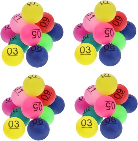 VICASKY Color Number Ball Beer Game Balls Funny Balls Number Bingo Balls Small Numbered Balls Bingo Chips in Kuwait