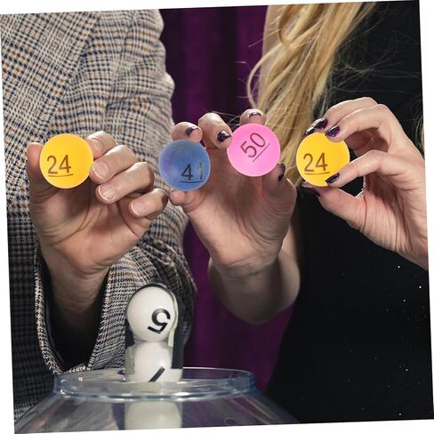 60 قطعة من الكرات البلاستيكية بأرقام لألعاب البنغو وحفلات جمع التبرعات والأنشطة الصفية للآلات الإلكترونية وأقفاص البنغو in Kuwait