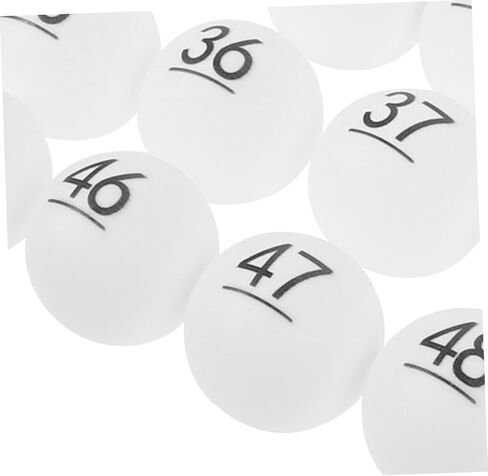 50 قطعة من كرات السحب المرقمة من Garneck من أجل لعبة البنغو البلاستيكية غير الملحومة للحفلات المنزلية in Saudi Arabia