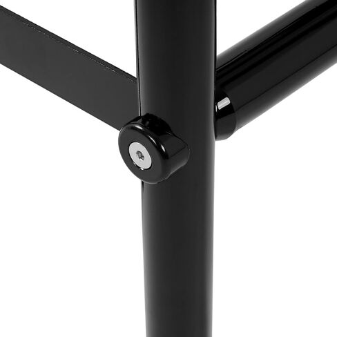 HECASA 29" Leaning Post Seat Compatible With Universal Most Fishing, Center Console, Bay Boats Parts Boat Bench Seat W/4 Rod Holders Aluminium+Plastic Powder Coated Black in Saudi Arabia
