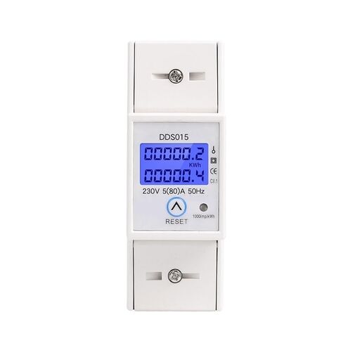 Din Rail Single Phase Wattmeter Power Consumption Watt Electronic Energy Meter Kwh 5-80a 220v 230v Ac 50hz with Reset Function in Saudi Arabia