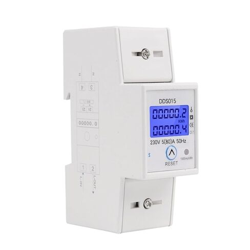 Din Rail Single Phase Wattmeter Power Consumption Watt Electronic Energy Meter Kwh 5-80a 220v 230v Ac 50hz with Reset Function in Saudi Arabia