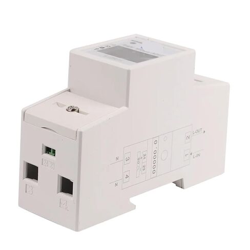 Din Rail Single Phase Wattmeter Power Consumption Watt Electronic Energy Meter Kwh 5-80a 220v 230v Ac 50hz with Reset Function in Saudi Arabia