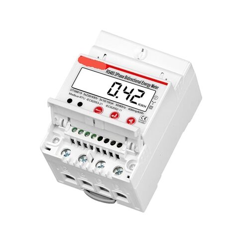 Rs485 Dgital Bidirectional Wattmeter 100a 380v Ac Three Phase Photovoltatic Energy Meter Kwh Power Voltage Current Instrument in Kuwait