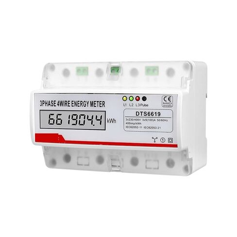 Digtial LCD Counter 380v 3 Phase 4 Wire Electronic Watt Power Energy Meter Voltage Current Multifunction Wattmeter Kwh 100a Ac in Kuwait