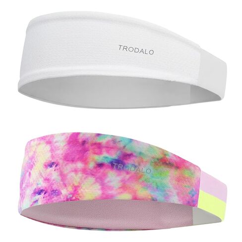 Kids Sports Headbands for Girls Boys, Moisture Wicking Elastic Cooling Sweatbands, Non-Slip Lightweight Stretchy Hairbands for Soccer, Running, Basketball, Tennis in Saudi Arabia
