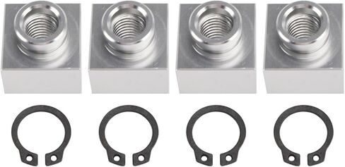 4X Snowmobile Trailer Insert Nut & Snap Ring Kit 04414 03400 For Triton Xt & Lt in Kuwait