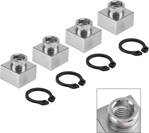 4X Snowmobile Trailer Insert Nut & Snap Ring Kit 04414 03400 For Triton Xt & Lt in Kuwait