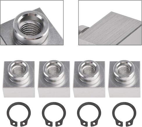 4X Snowmobile Trailer Insert Nut & Snap Ring Kit 04414 03400 For Triton Xt & Lt in Kuwait