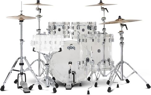 Concept Acrylic 4-Piece Kit Clear with Chrome Hardware in Saudi Arabia