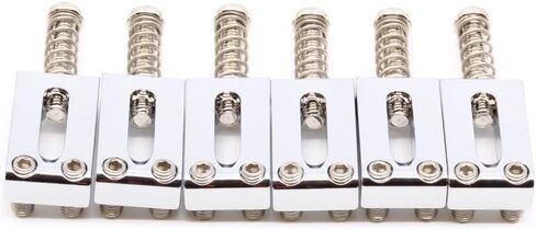 Bridge Saddles - Gotoh, S11, for Guitar, Brass, Chrome Finish in Saudi Arabia