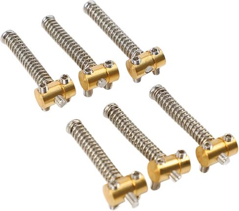 6Pcs Brass Compensated, Saddles Set for TL Tailpiece Telecaster Guitar Electric Replacement Parts in Kuwait
