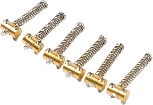 6Pcs Brass Compensated, Saddles Set for TL Tailpiece Telecaster Guitar Electric Replacement Parts in Kuwait