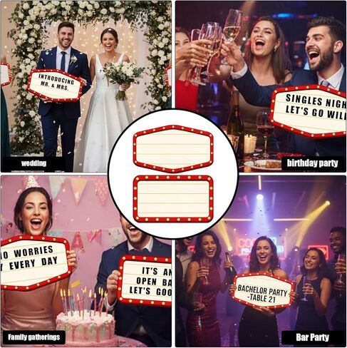 Wedding Bottle Service Sign, 2 Pack Club Signs for Bottle Service, Wedding Entrance Signage Decor with Letters, Sign for Nightclub, Bar, Party, Birthday in Kuwait