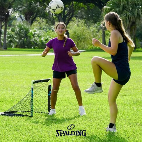 Spalding - Soccer Goal Set, Foldable Soccer Net with Ball, Pop-Up Goal for Practice & Games, Outdoor Play for Kids in Saudi Arabia