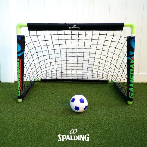 Spalding - Soccer Goal Set, Foldable Soccer Net with Ball, Pop-Up Goal for Practice & Games, Outdoor Play for Kids in Saudi Arabia