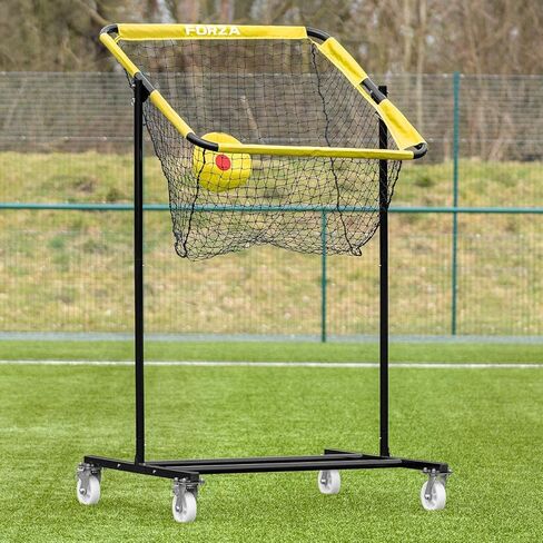 شبكة تدريب FORZA لكرة القدم Snap & Pass | شبكة هدف ربع خلفي بطول 8 أقدام مع زوايا قابلة للتعديل، وإطار فولاذي متين، وعجلات دوارة محمولة in Kuwait