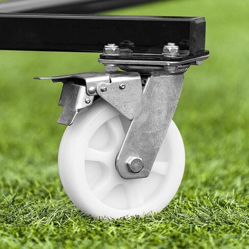 شبكة تدريب FORZA لكرة القدم Snap & Pass | شبكة هدف ربع خلفي بطول 8 أقدام مع زوايا قابلة للتعديل، وإطار فولاذي متين، وعجلات دوارة محمولة in Kuwait