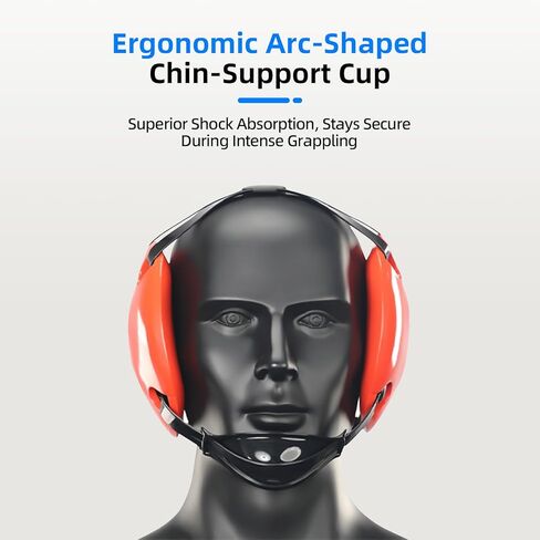 أغطية رأس للمصارعة، معدات مصارعة للشباب والكبار مع نظام حزام أمان من 5 نقاط، 11 فتحة تهوية لحماية الأذن، حجم قابل للتعديل للمصارعة (حجم عالمي، أغطية رأس وحقيبة محمولة) in Kuwait