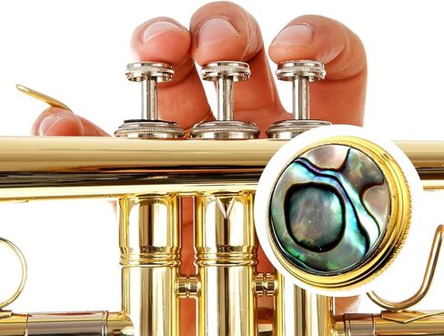 Trumpet Valve Caps, 3Pcs Trumpet Accessories Valve Finger Buttons Trumpets Key Buttons Caps Replacement Copper Finger Button-Repairing Musical Instruments Trumpet-Valve Parts for Most Trumpets in Saudi Arabia