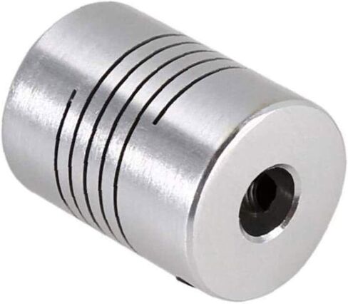 4 قطع وصلات مرنة، مقاس 6.35 * 10 مم، القطر الخارجي 19 مم، الطول 25 مم، تستخدم بشكل أساسي لتوصيل المحركات، السائر، إلخ in Kuwait