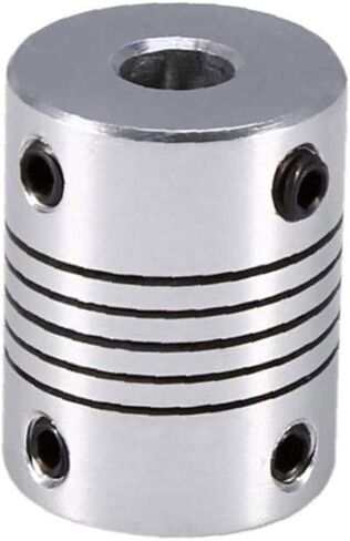 4 قطع وصلات مرنة، مقاس 6.35 * 10 مم، القطر الخارجي 19 مم، الطول 25 مم، تستخدم بشكل أساسي لتوصيل المحركات، السائر، إلخ in Kuwait