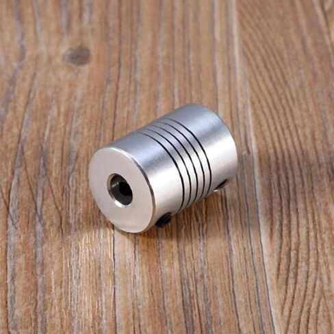 4 قطع وصلات مرنة، مقاس 6.35 * 10 مم، القطر الخارجي 19 مم، الطول 25 مم، تستخدم بشكل أساسي لتوصيل المحركات، السائر، إلخ in Kuwait