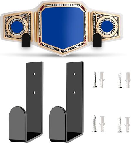 2 قطعة حامل عرض حزام بطولة المصارعة للجدار in Kuwait