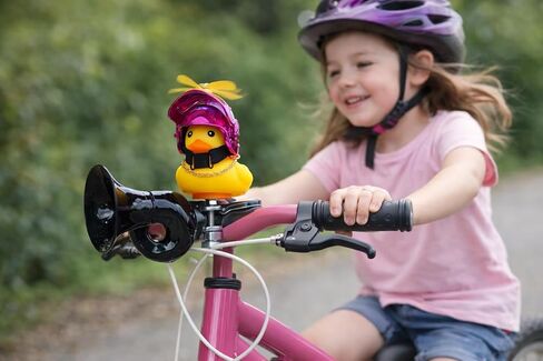 Bike Horn with Little Yellow Duck Classic Vintage Metal Twist Bicycle Horn for Kids Bike Accessories for Kids Bicycle Accessorie in Kuwait