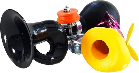 Bike Horn with Little Yellow Duck Classic Vintage Metal Twist Bicycle Horn for Kids Bike Accessories for Kids Bicycle Accessorie in Kuwait