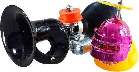 Bike Horn with Little Yellow Duck Classic Vintage Metal Twist Bicycle Horn for Kids Bike Accessories for Kids Bicycle Accessorie in Kuwait