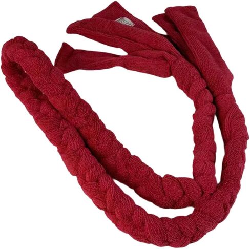 حبل بيلاتيس مضفر للنساء إكسسوار بيلاتيس أحمر غير مرن للتمدد لممارسة المرونة والرقص وصالة الألعاب الرياضية المنزلية in Kuwait