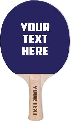 Custom Ping Pong Paddle – Choose from 15+ Rubber Colors – Add Text on One or Both Sides, Optional Handle Engraving – Perfect Personalized Gift for Table Tennis Lovers in Saudi Arabia