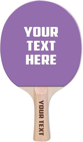 Custom Ping Pong Paddle – Choose from 15+ Rubber Colors – Add Text on One or Both Sides, Optional Handle Engraving – Perfect Personalized Gift for Table Tennis Lovers in Saudi Arabia