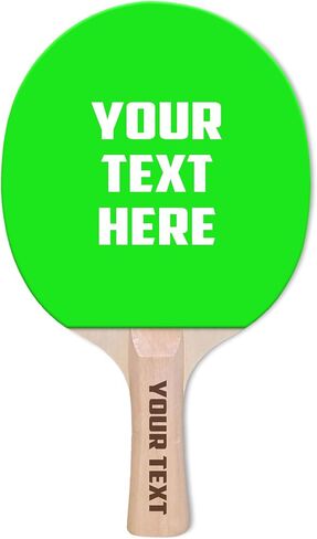 Custom Ping Pong Paddle – Choose from 15+ Rubber Colors – Add Text on One or Both Sides, Optional Handle Engraving – Perfect Personalized Gift for Table Tennis Lovers in Saudi Arabia