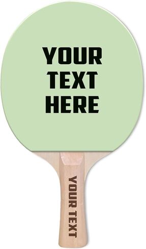 Custom Ping Pong Paddle – Choose from 15+ Rubber Colors – Add Text on One or Both Sides, Optional Handle Engraving – Perfect Personalized Gift for Table Tennis Lovers in Saudi Arabia
