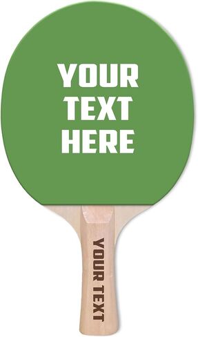 Custom Ping Pong Paddle – Choose from 15+ Rubber Colors – Add Text on One or Both Sides, Optional Handle Engraving – Perfect Personalized Gift for Table Tennis Lovers in Saudi Arabia