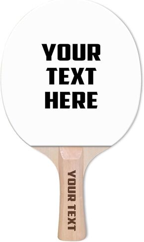 Custom Ping Pong Paddle – Choose from 15+ Rubber Colors – Add Text on One or Both Sides, Optional Handle Engraving – Perfect Personalized Gift for Table Tennis Lovers in Saudi Arabia