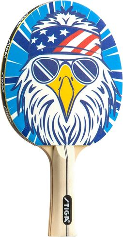 STIGA Eagle Table Tennis Paddle – Recreational Ping Pong Racket for Kids, Beginners & Family Fun, 5-Ply Wood Blade, Flared Handle, Indoor & Outdoor Play in Saudi Arabia